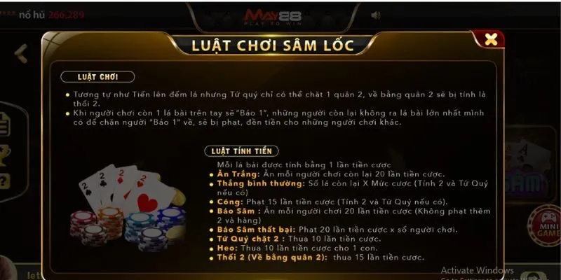 Nắm rõ luật và cách chơi để chơi hiệu quả